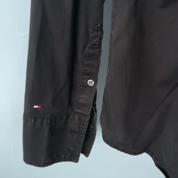 Tommy Hilfiger Black Dress Shirt - Picture 5 of 5